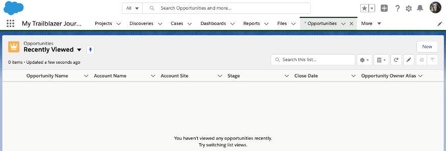 Empty List View